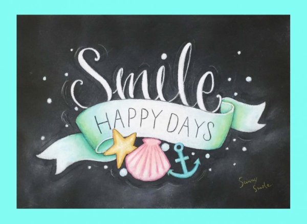 画像1: Sunny Smile【 SMILE HAPPY DAYS】★★★中級・動画約60分・画材キット付 (1)