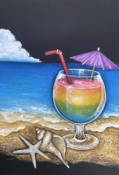 画像1: 特別企画・【佐藤真理・動画レッスン・ Rainbow Cocktail】（講師向け・デザイン使用権利付き） (1)