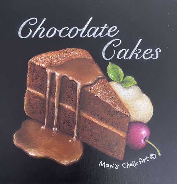 画像1: 特別企画・【佐藤真理・動画レッスン・ チョコレートケーキ】（講師向け・デザイン使用権利付き） (1)